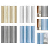 Maxbell Waffle Shower Curtains Polyester Washable Heavy Duty for Hotel Bathroom Home White