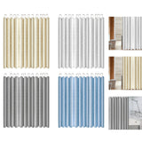 Maxbell Waffle Shower Curtains Polyester Washable Heavy Duty for Hotel Bathroom Home White