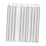 Maxbell Waffle Shower Curtains Polyester Washable Heavy Duty for Hotel Bathroom Home White