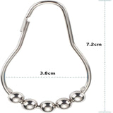 Maxbell Waffle Shower Curtains Polyester Washable Heavy Duty for Hotel Bathroom Home White