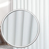 Maxbell Waffle Shower Curtains Polyester Washable Heavy Duty for Hotel Bathroom Home White