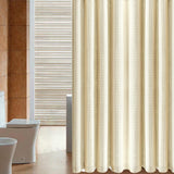Maxbell Waffle Shower Curtains Polyester Washable Heavy Duty for Hotel Bathroom Home Beige