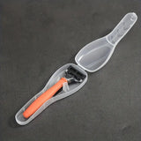 Maxbell Manual Shaver Storage Box Dustproof Organizer Accessories Portable Protector transparent