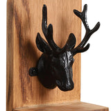 Maxbell 2x Decorative Bookends Shelves Magazines Cookbooks Recipe Books Elk Bookends