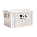 Maxbell Lidded Storage Bin Large Utility Crate with Handles for Toys Tools Transport