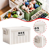 Maxbell Lidded Storage Bin Large Utility Crate with Handles for Toys Tools Transport