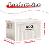 Maxbell Lidded Storage Bin Large Utility Crate with Handles for Toys Tools Transport