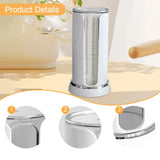 Maxbell Cotton Pad Storage Box Gift Remover Wipes Dispenser for Party Bathroom Hotel White