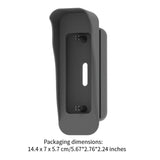 Maxbell Doorbell Mount Wide Angle Sturdy Wall Bracket 110 Degree Tilt for Home Black