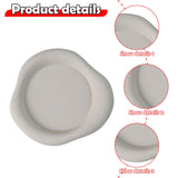Maxbell Silicone Coaster for Drinks Nonslip Lightweight Cup Pad for Cafe Dinner Home White