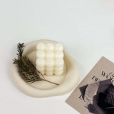 Maxbell Silicone Coaster for Drinks Nonslip Lightweight Cup Pad for Cafe Dinner Home White