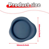 Maxbell Silicone Coaster for Drinks Nonslip Lightweight Cup Pad for Cafe Dinner Home Blue