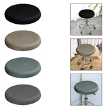 Maxbell TPU Waterproof Round Stool Cover Fits 37-43cm Dia Seat for Kitchen Accessory Black