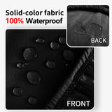 Maxbell TPU Waterproof Round Stool Cover Fits 37-43cm Dia Seat for Kitchen Accessory Black