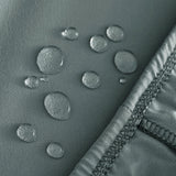 Maxbell TPU Waterproof Round Stool Cover Fits 37-43cm Dia Seat for Kitchen Accessory Light Gray