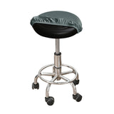Maxbell TPU Waterproof Round Stool Cover Fits 37-43cm Dia Seat for Kitchen Accessory Light Gray
