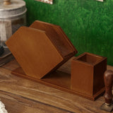 Maxbell Napkin Holder Wood Stylish Toothpick Dispenser Box for Hotel Restaurant Cafe