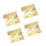 Maxbell Set of 4 Accessories Stable Sturdy for Headboard Footboard Bed Rail Brackets