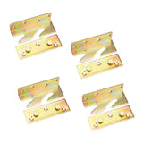 Maxbell Set of 4 Accessories Stable Sturdy for Headboard Footboard Bed Rail Brackets