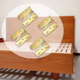 Maxbell Set of 4 Accessories Stable Sturdy for Headboard Footboard Bed Rail Brackets