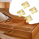 Maxbell Set of 4 Accessories Stable Sturdy for Headboard Footboard Bed Rail Brackets