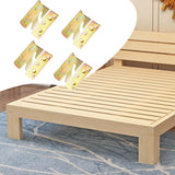 Maxbell Set of 4 Accessories Stable Sturdy for Headboard Footboard Bed Rail Brackets