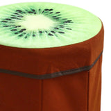 Maxbell Folding Storage Ottoman Funny Stylish Foot Stool for Dorm Entryway Furniture Kiwi