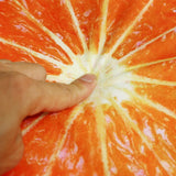 Maxbell Folding Storage Ottoman Funny Stylish Foot Stool for Dorm Entryway Furniture Orange