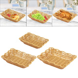 Maxbell Imitation Rattan Basket Multi Use for Office Desktop
