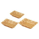 Maxbell Imitation Rattan Basket Multi Use for Office Desktop