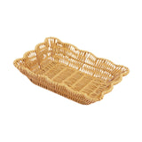 Maxbell Imitation Rattan Basket Multi Use for Office Desktop
