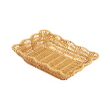 Maxbell Imitation Rattan Basket Multi Use for Office Desktop