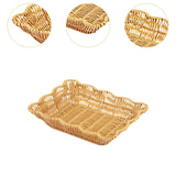 Maxbell Imitation Rattan Basket Multi Use for Office Desktop