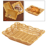 Maxbell Imitation Rattan Basket Multi Use for Office Desktop