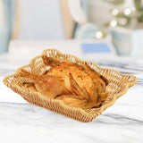 Maxbell Imitation Rattan Basket Multi Use for Office Desktop