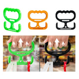 Maxbell Grocery Bag Carrier Handle Sturdy Comfortable Grip for Tanks Carry Bags Home Green