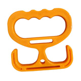 Maxbell Grocery Bag Carrier Handle Sturdy Comfortable Grip for Tanks Carry Bags Home Orange