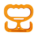 Maxbell Grocery Bag Carrier Handle Sturdy Comfortable Grip for Tanks Carry Bags Home Orange