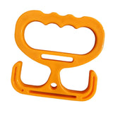 Maxbell Grocery Bag Carrier Handle Sturdy Comfortable Grip for Tanks Carry Bags Home Orange