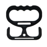 Maxbell Grocery Bag Carrier Handle Sturdy Comfortable Grip for Tanks Carry Bags Home Black