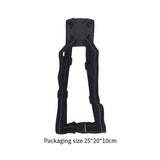 Maxbell Outdoor Luggage Strap Portable Elastic Strap for Train Hiking Outdoor Sports Black