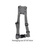 Maxbell Outdoor Luggage Strap Portable Elastic Strap for Train Hiking Outdoor Sports Gray