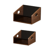 Maxbell Record Storage Box Rustic Desktop Open Box for Countertop Dorm Room Sundries Large