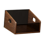 Maxbell Record Storage Box Rustic Desktop Open Box for Countertop Dorm Room Sundries Large