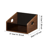 Maxbell Record Storage Box Rustic Desktop Open Box for Countertop Dorm Room Sundries Small