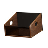 Maxbell Record Storage Box Rustic Desktop Open Box for Countertop Dorm Room Sundries Small