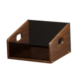 Maxbell Record Storage Box Rustic Desktop Open Box for Countertop Dorm Room Sundries Small