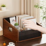 Maxbell Record Storage Box Rustic Desktop Open Box for Countertop Dorm Room Sundries Small