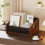 Maxbell Record Storage Box Rustic Desktop Open Box for Countertop Dorm Room Sundries Small
