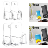 Maxbell Acrylic Brochure Holder Clear Display Stand for Literature Pamphlet Document 10.5cmx8.5cmx20cm